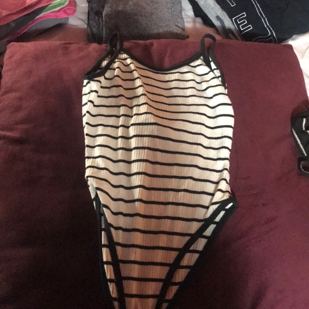 Stripped bodysuit